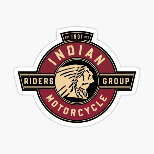 Groupe de motards indiens Sticker