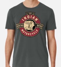 Indische Motorradfahrer Gruppe Premium T-Shirt