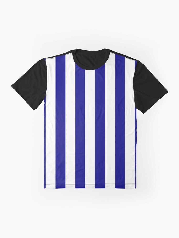 Blue and White Vertical Stripes\