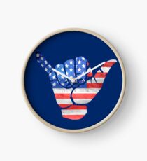 Shaka USA Clock