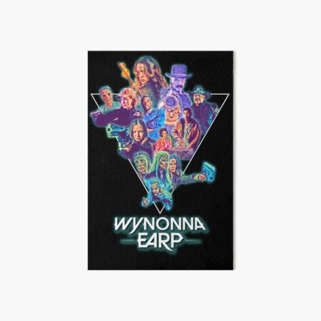 Wynonna Earp 80's Theme Collage Art Board Print