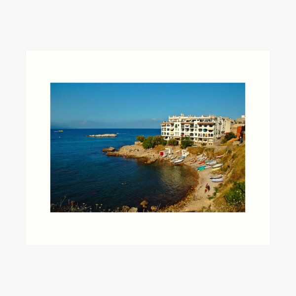 L'Escala, Costa Brava, Catalonia, Spain Art Print