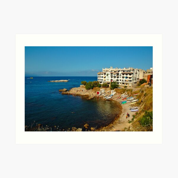 L'Escala, Costa Brava, Catalonia, Spain Art Print
