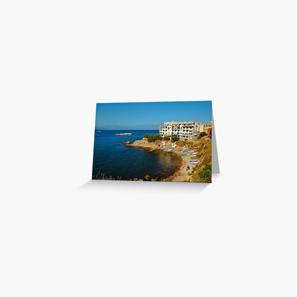 L'Escala, Costa Brava, Catalonia, Spain Greeting Card