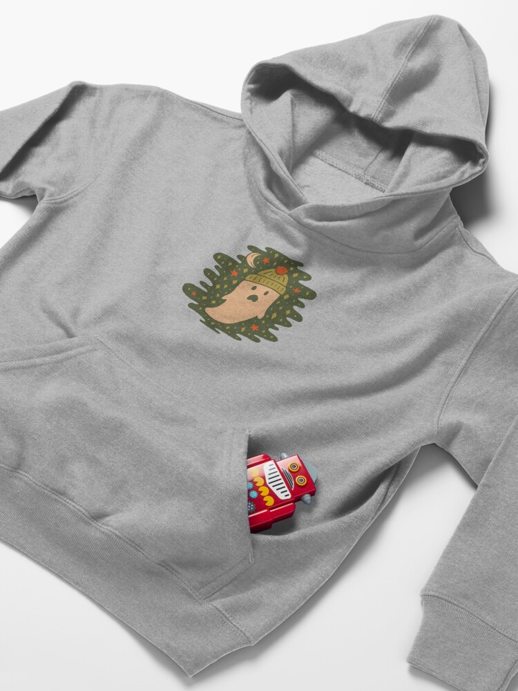Alternate view of Winter Ghost Kids Pullover Hoodie