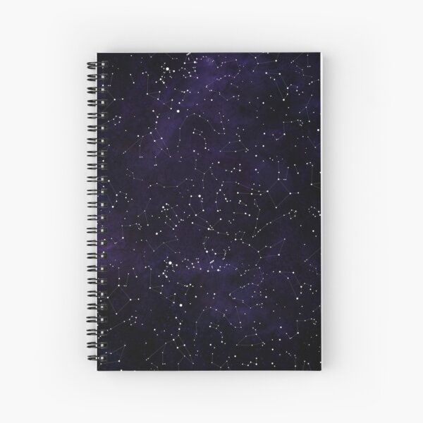 Northern Hemisphere Constellations Spiral Notebook