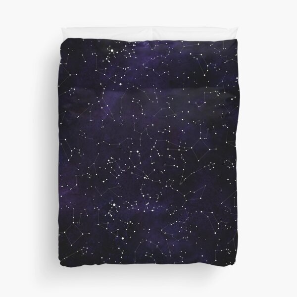 Northern Hemisphere Constellations Duvet Cover