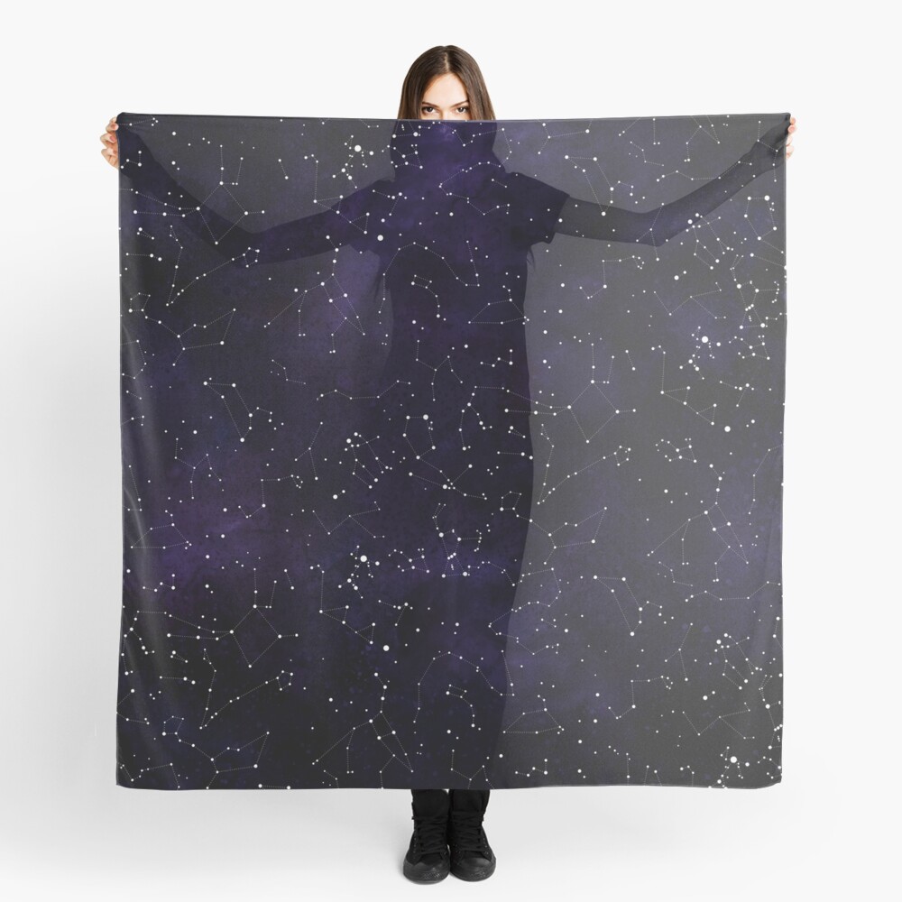Northern Hemisphere Constellations Scarf