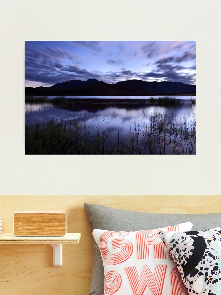 Thumbnail 1 of 3, Photographic Print, Dawn Reflections, Mount Buffalo, Victoria, Australia designed and sold by Michael Boniwell.