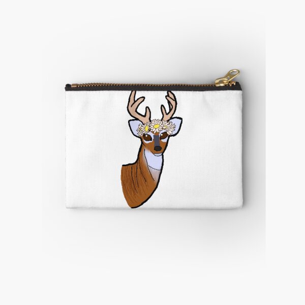 Item preview, White Daisy Flower Crown Deer designed and sold by anipwrites.
