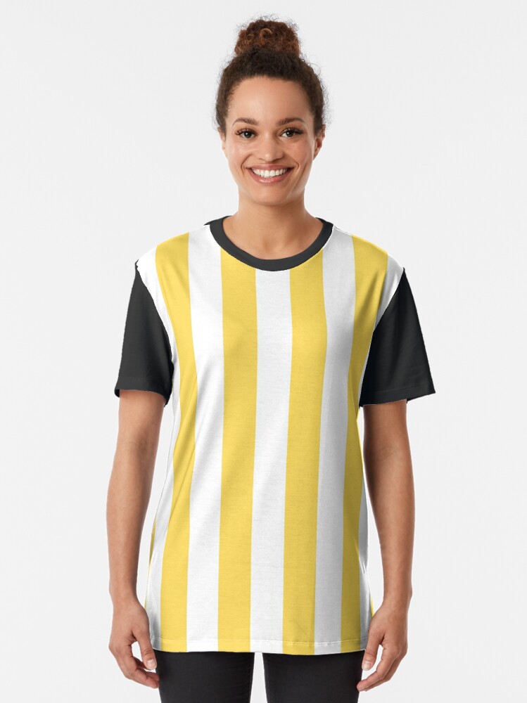  Black And White Vertical Striped Top