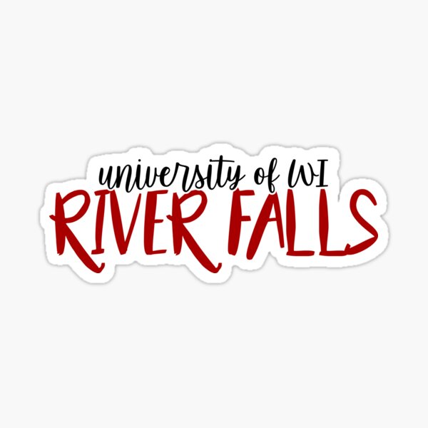 "University of Wisconsin River Falls" Sticker for Sale by