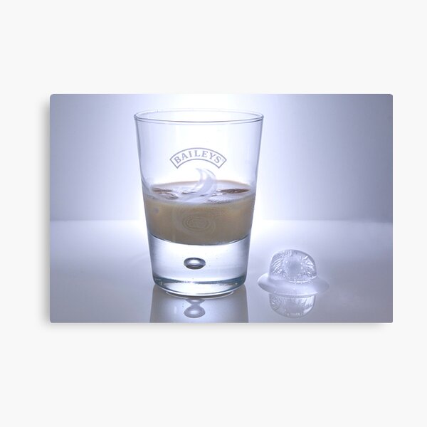 Baileys and Ice Canvas Print