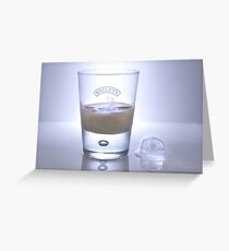 Baileys and Ice Greeting Card