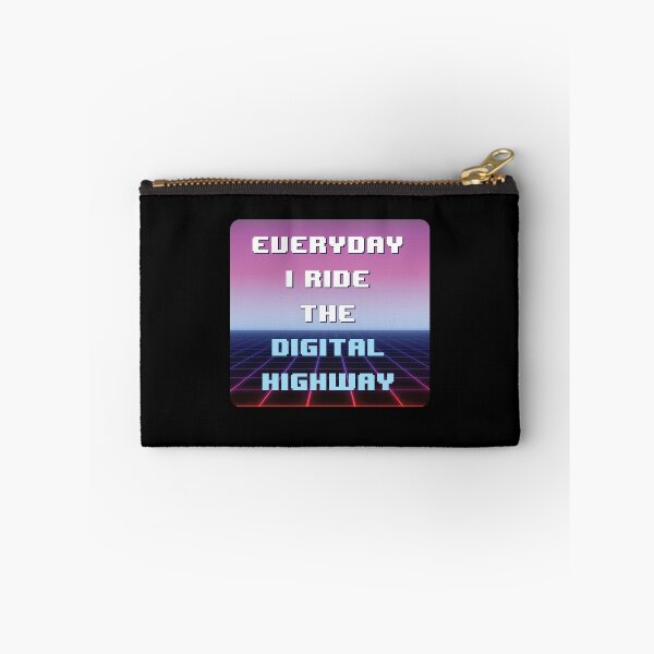 Item preview, RIDE THE DIGITAL HIGHWAY designed and sold by Madjack Tees Kiwi SuperStore.