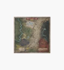 Fallout 76 Map Art Board
