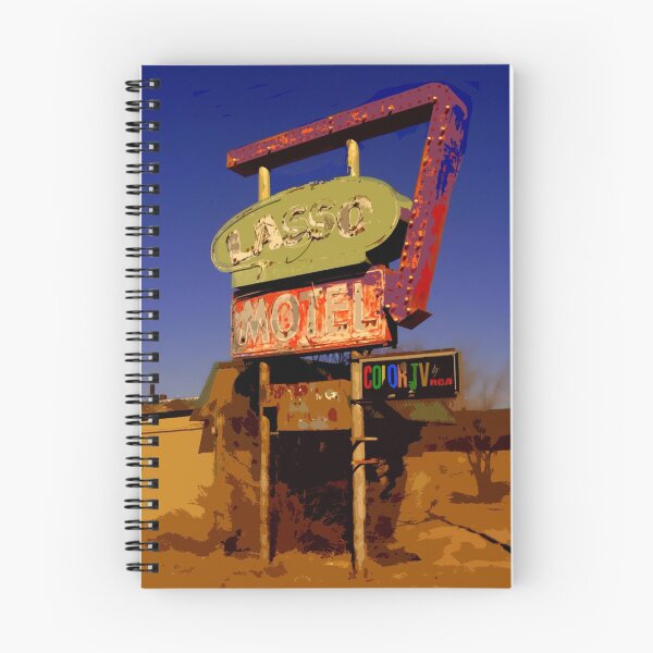 Artikelvorschau, Lasso Motel -- Route 66 entworfen und verkauft von Christine Elise McCarthy.