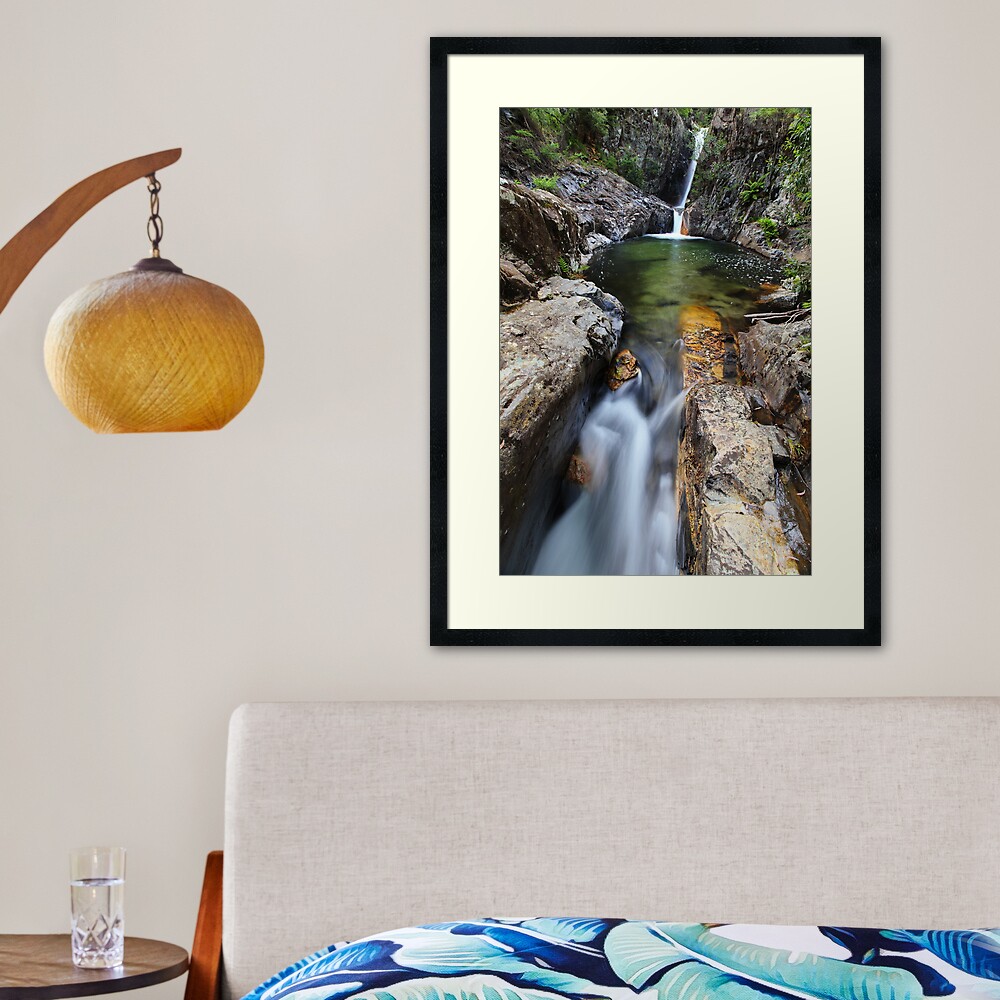 Rollason Falls, Mount Buffalo, Australia Framed Art Print