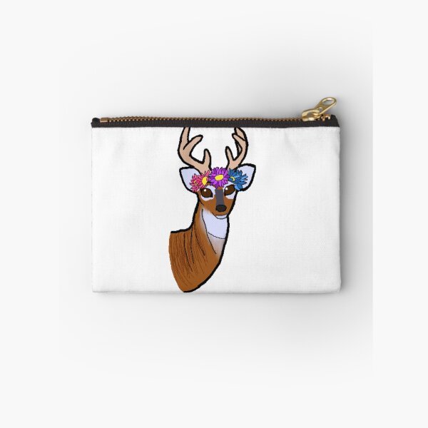 Item preview, Bi Pride Flower Crown Deer designed and sold by anipwrites.