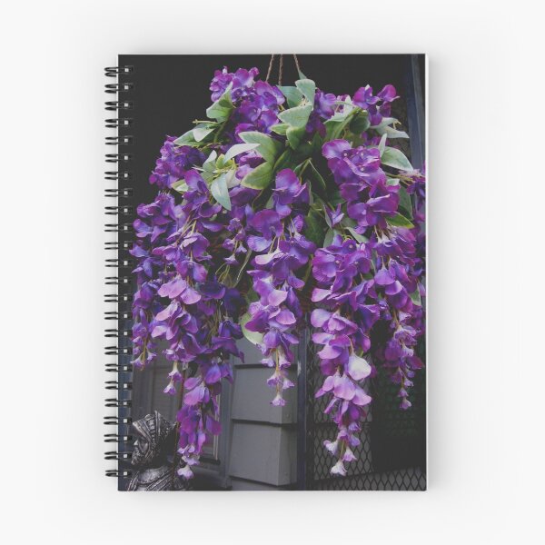 Item preview, Hanging Basket (Purple Wisteria) designed and sold by Linda Miller Gesualdo.