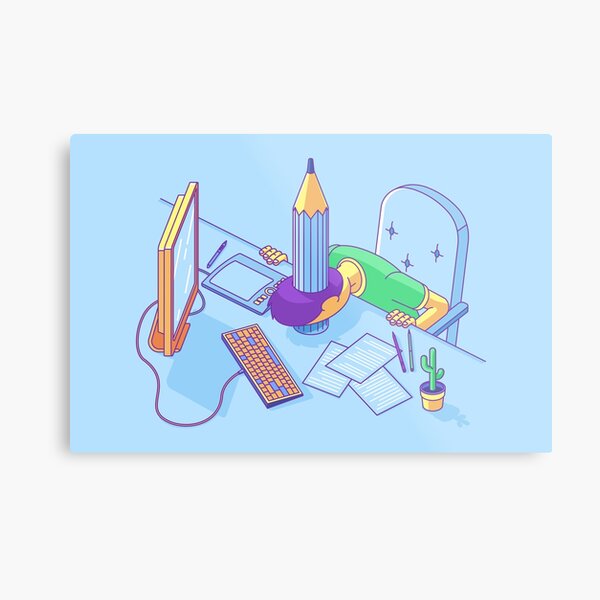 Creative Process Metal Print