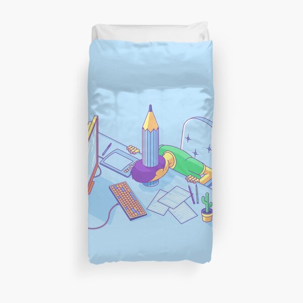 Creative Process Duvet Cover