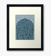 Wild Garden Vines Framed Print