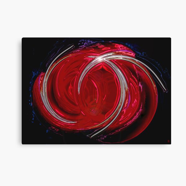 Red emotions Canvas Print