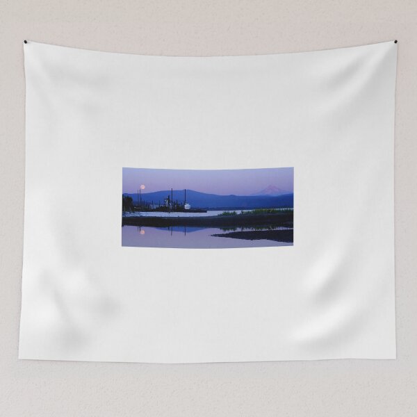 Item preview, Moonrise Over the Columbia designed and sold by Captures Of Creation.