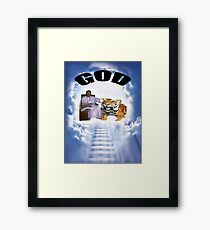 god Framed Print