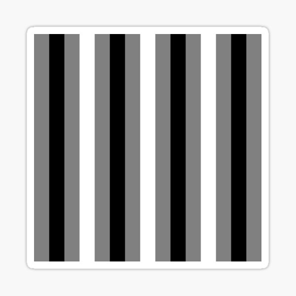 Item preview, Black, White and Gray Vertical Stripes designed and sold by starrylite.
