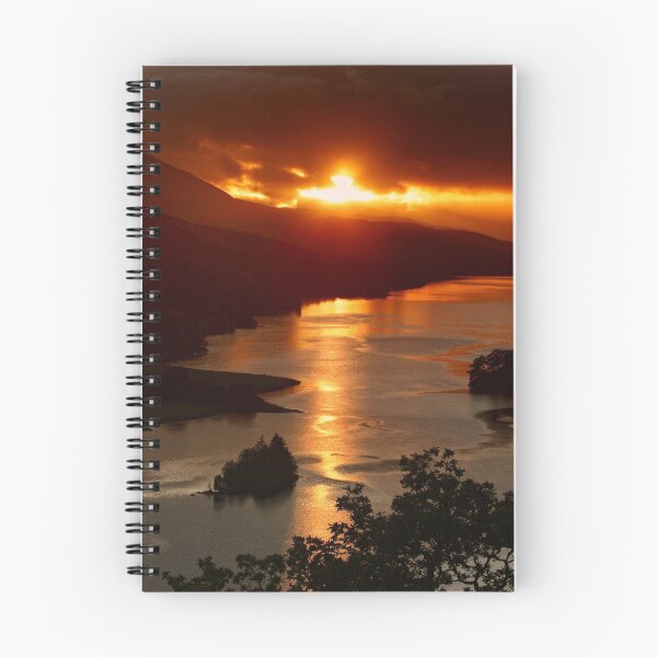 Item preview, Queens View Sunset, Scotland designed and sold by MaCross.