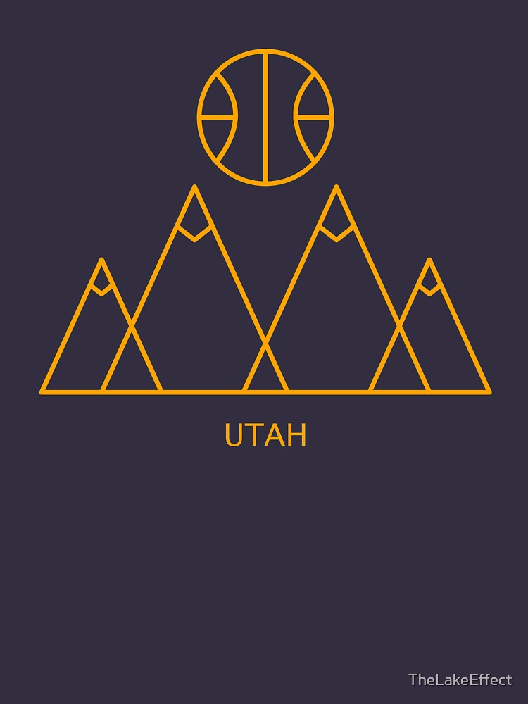 Minimalist Utah Basketball by TheLakeEffect