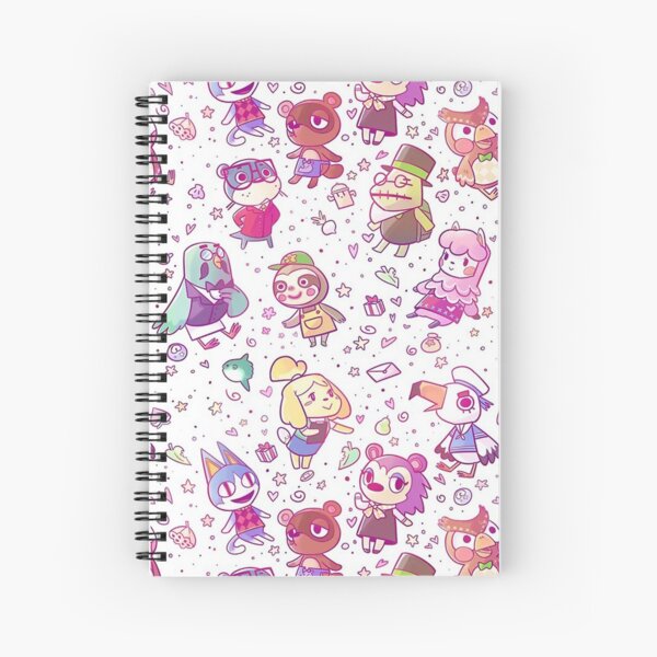 Animal Crossing Spiral Notebook