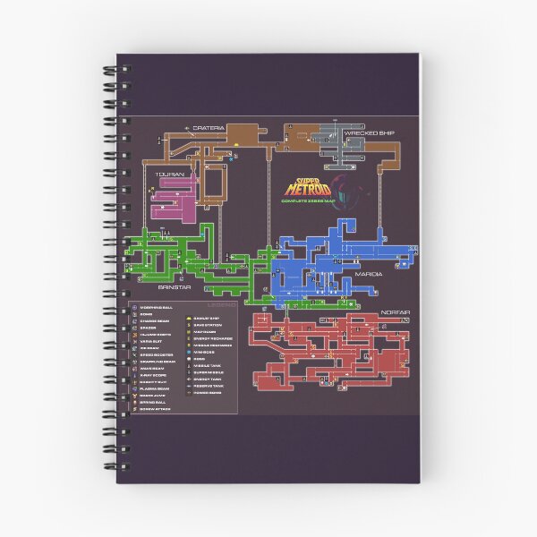 Item preview, Super Metroid Map designed and sold by Charles Caldwell.