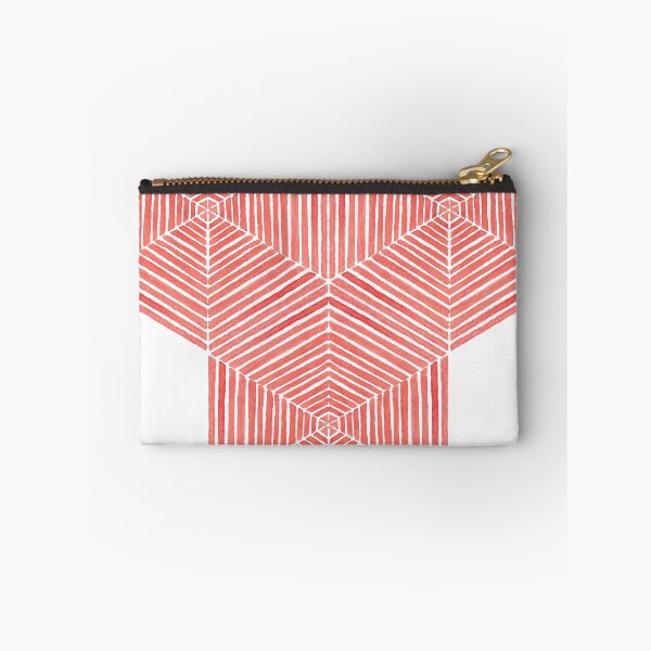 Item preview, Hexagonal Cube in Red Watercolor designed and sold by Elisa Rosa.