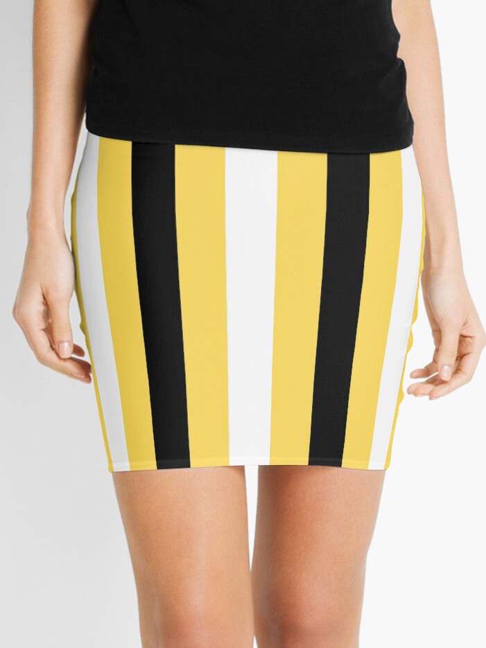 Striped mini 2025 pencil skirt