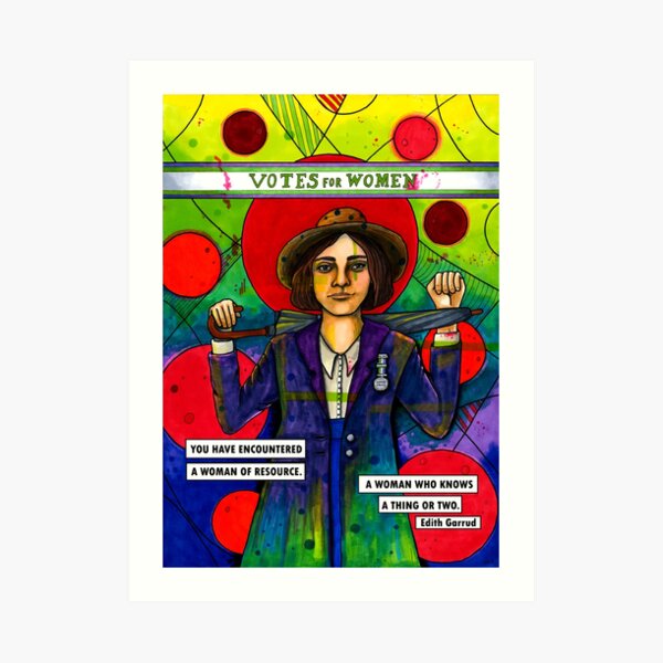 Edith Garrud Art Print