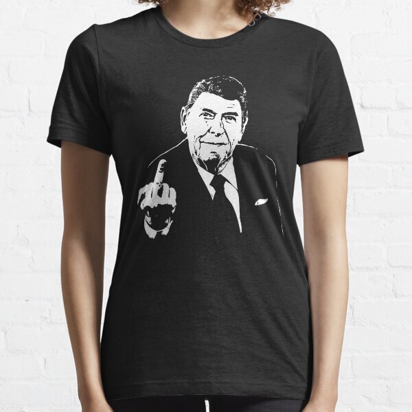 Ronald Reagan Middle Finger Essential T-Shirt