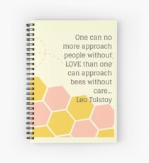 Cuaderno de espiral Cita de tolstoy