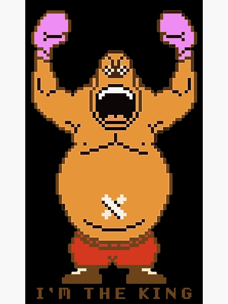 "King Hippo Punch Out" Poster for Sale by CaoYan Redbubble