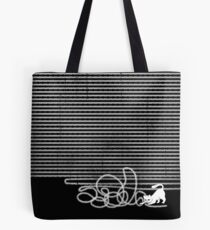 Enträtseln (weiße Katze) Tote Bag