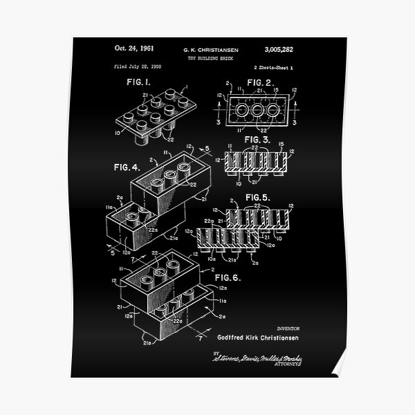 Bloc de construction de jouets Poster