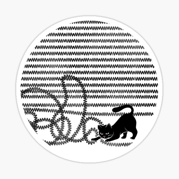 Item preview, Unravel (Black Cat) designed and sold by littleclyde.