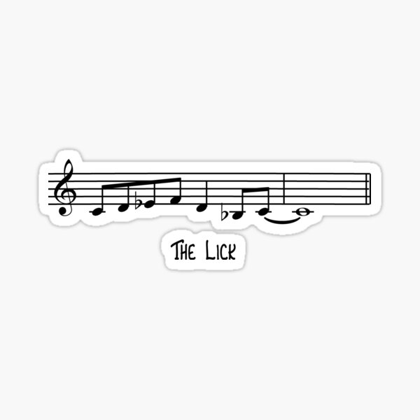 Artikel-Vorschau von Der Lick Violinschlüssel Schwarzer Druck, designt und verkauft von read-icculus.