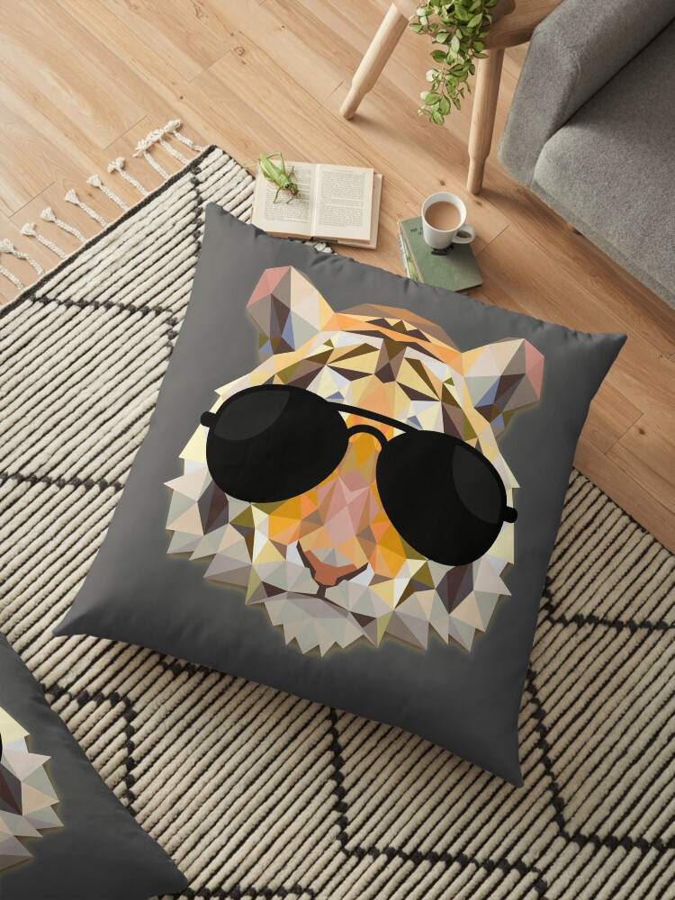 Suelo Animal Cojines De «estampado PoligonalEstampado Tigre dCBexo