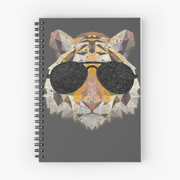 Item preview, Polygonal Tiger print, abstract animal print, tiger wearing sunglasses designed and sold by HEJAshirts.