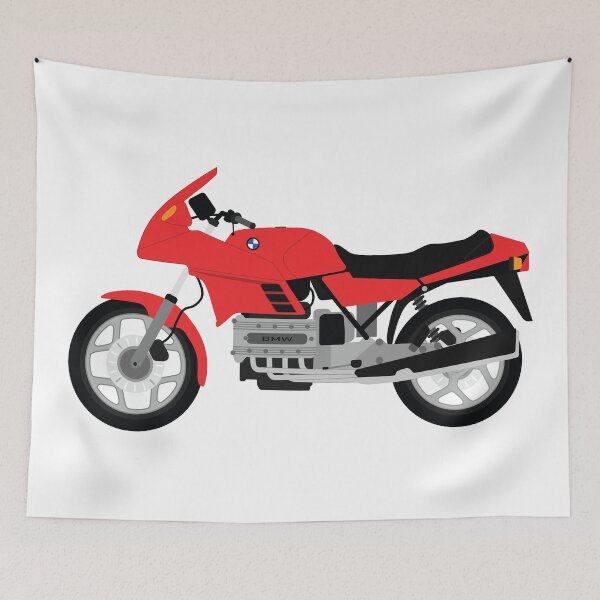 Item preview, K100RS Motorcycle - Red designed and sold by StudioFloyd.