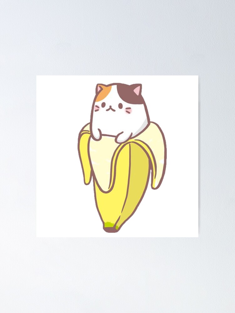 "Banana cat" Poster by LUKASLABRAT Redbubble