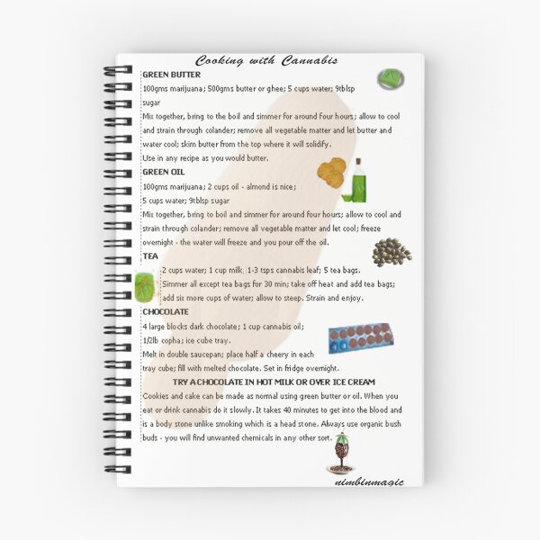 Item preview, marijuana cooking poster designed and sold by Vicki Admas.